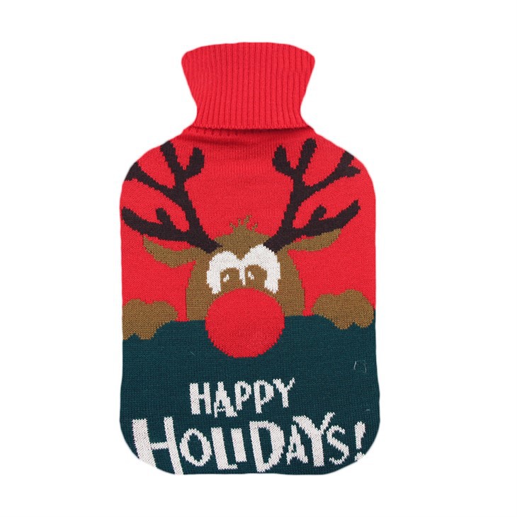 rubber hot-water bag christmas design cover