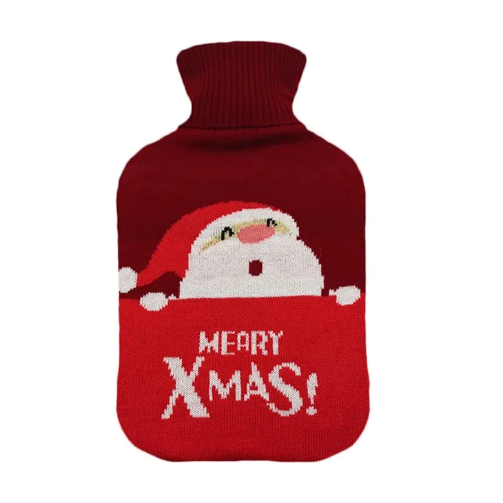 rubber hot-water bag christmas design cover
