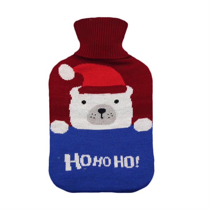 rubber hot-water bag christmas design cover